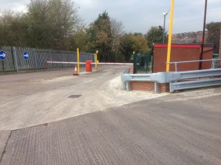 Cott Beverages Ltd New site Entrance - before