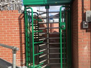 New turnstile entrance